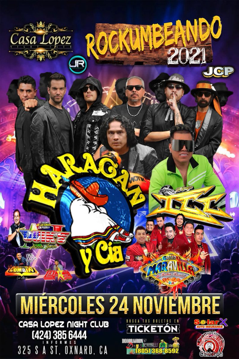 ElHaraganyCia's tweet photo. ¿Quién en Califas? Porque ya vamos a rockear 🤘🏾 con ustedes y se va poner muy chingon con la banda de #Oxnard 🎫🎫🎫👉🏽 https://t.co/sUfNHruFf0 y anexas #venturacalifornia 🇺🇸🇲🇽🎸#camarillocalifornia ¡NO FALTES!! 🔥🐈‍⬛✌🏽 #rockmexicanoenoxnard #rockmexicano #oxnardevents 🕶 https://t.co/fwx3cJnQTO