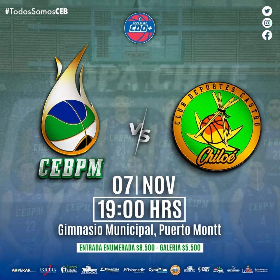 Este fin de semana nuestra academia, CEB Puerto Montt continúa en competición… te esperamos y contamos con tu apoyo.
CEB es el Basket de Puerto Montt 🏀 🔥

#TodosSomosCeb
#Cebentodaspartes