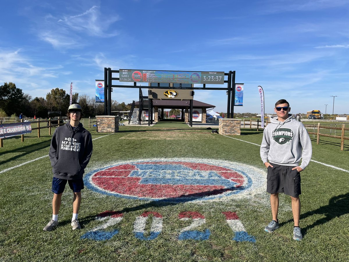 OFEaglesXC's tweet photo. Tommy and Jake are here and ready to go!  🦅🦅 @OFR5_Activities https://t.co/1TsX19W0nw