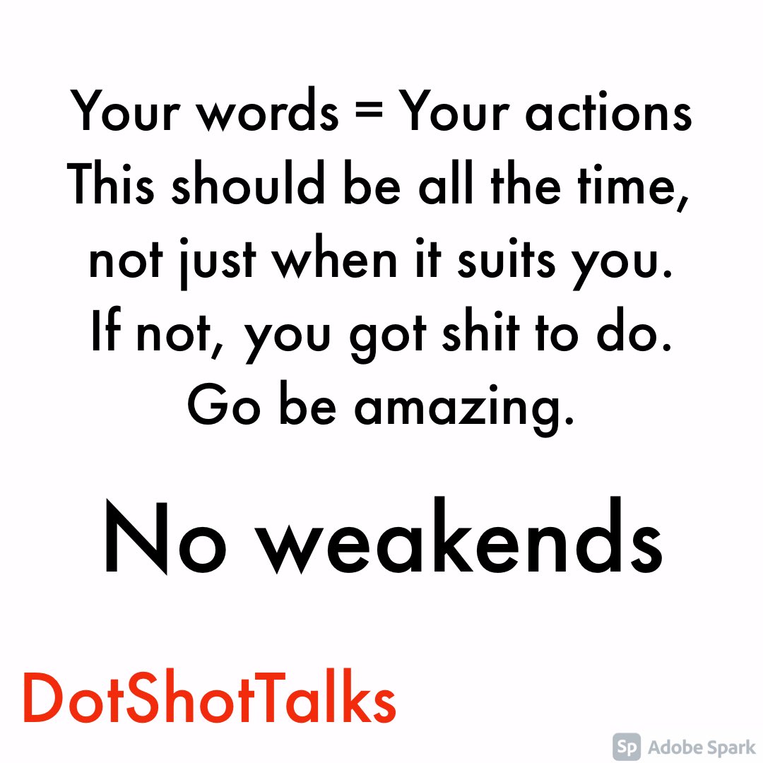 ShotTalks's tweet photo. Walk your talk!

#DotShotTalks
#GoBeAmazing
#ConnectDotsTakeShots
#WalkYourTalk https://t.co/vXr1dky9zX