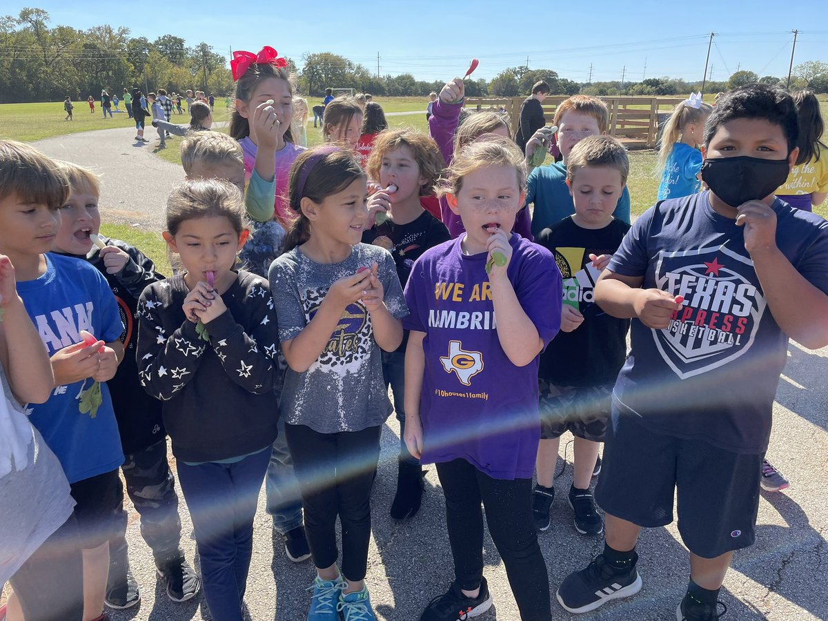 Mambrino Markets first bountiful crop was a success! 😉 Some students had never tried radishes before until today. So excited to continue exposing them to different vegetables. <a href="/mambrinosteam/">STEAM Academy at Mambrino</a> <a href="/jairomtz23/">Jairo Martinez</a> <a href="/granburyisd/">Granbury ISD</a>
