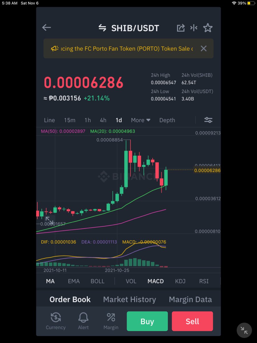 Crypto9Boy's tweet photo. Look at the Trading volume☺️☺️☺️ #SHIBARMY  #SHIB #SHIBDELETEAZERO https://t.co/TbLaHr3DBk