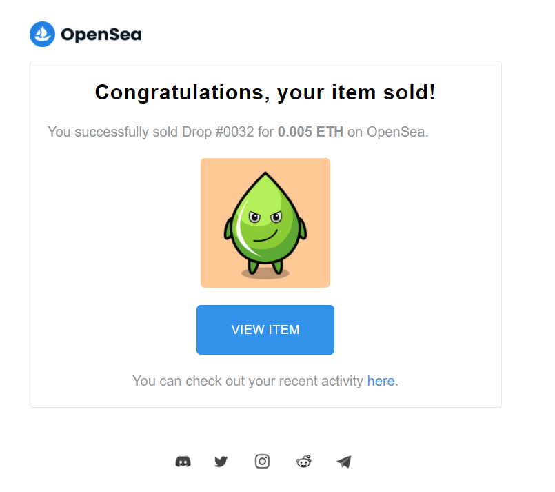 thousanddrops's tweet photo. I would like to use this opportunity to announce some very exciting news, that the very first Drop 💧 has been sold just right now on @OpenSea 🌊.

#nft #nftgiveaway #nftcommunity #nftcollectors #nftcollectibles #polygon #polygonnft #dropgang https://t.co/ImY5FUM4sn