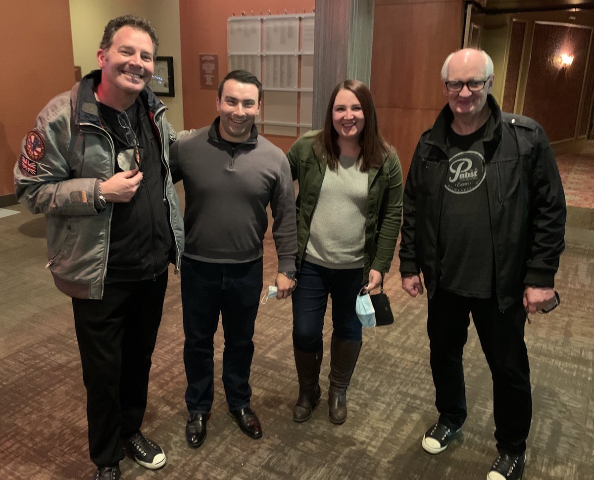 DavidAmelottiTV's tweet photo. Any Whose Line Is It Anyway fans?
My wife and I saw @TheBradSherwood and @colinmochrie at the @ParamountThCR (Itβs a gorgeous venue) last night. We hurt from laughing! They couldnβt have been nicer while visiting after the show. A really special night. #scaredscriptless https://t.co/3yYrGf676o