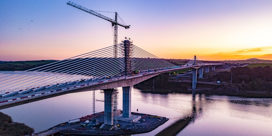 IStructE's tweet photo. Winner of the Award for Vehicle Bridges goes to the Rose Fitzgerald Kennedy Bridge over the River Barrow. Congratulations! #StructuralAwards 2021 https://t.co/RKfqfbvRzp