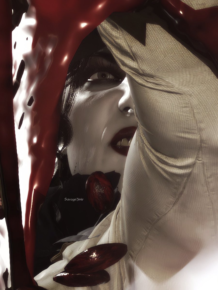 SavageYmir's tweet photo. Bloodlust.

🎮: #ResidentEvilVillage
⚙: @CapcomUSA_

#LadyDimitrescu #ResidentEvil #REVillage #REBHFun #PhotoMode #photography #vgpunite #VirtualPhotography #GamerGram #Gametography #TheCapturedCollective #ArtisticofSociety #vpcollage #WorldofVP #VPEclipse #PS4 #PS4Share https://t.co/aY2aCMk6uJ