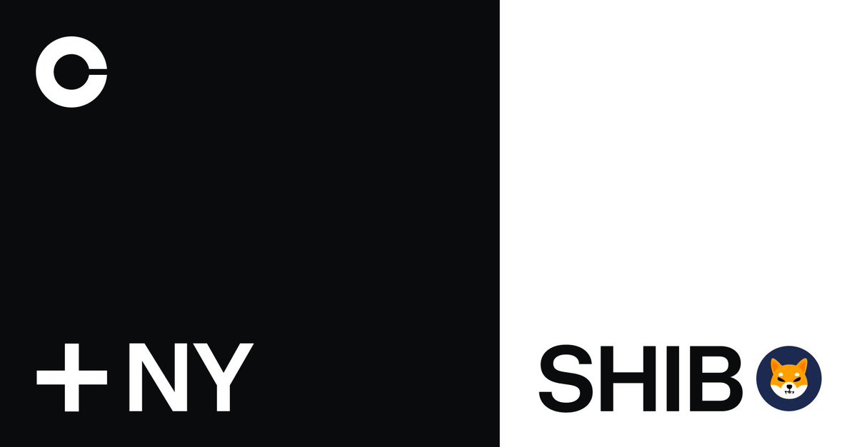 WatcherGuru's tweet photo. JUST IN: #SHIB is now available to New York residents using Coinbase. https://t.co/v3RidgGFmr