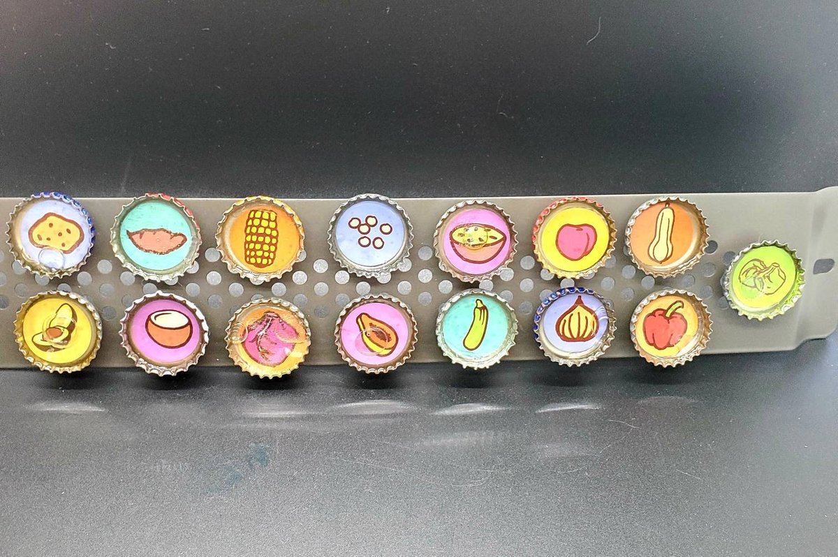 Imaginations47's tweet photo. Excited to share the latest addition to my #etsy shop: Fruit and Vegetables Refrigerator Magnets Set of 15 #bottlecaps #bottlecapmagnets #housewarmingpresent #housewarming #magnets #fruitandvegetables #fruitmagnets #kitchendecor #vegetablemagnets https://t.co/hAlKcbxaJG https://t.co/WJjFPdkmtr