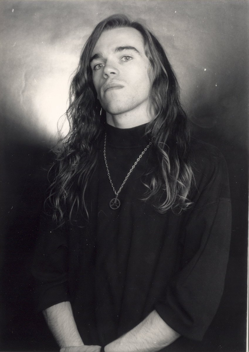JeremyXWagner's tweet photo. JEREMY WAGNER. @BROKENHOPEBAND 
Outtake from the SWAMPED IN GORE photo shoot. 
Chicago 1991
📸 Chris Anda

#SwampedInGore #Album #30YearsSwampedInGore #BrokenHope #DeathMetal #Chicago #OSDM #Gore #Horror #Sickness #JoePtacek #JeremyWagner #RyanStanek #BrianGriffin #EdHughes https://t.co/Q4Mkoa3Wyh