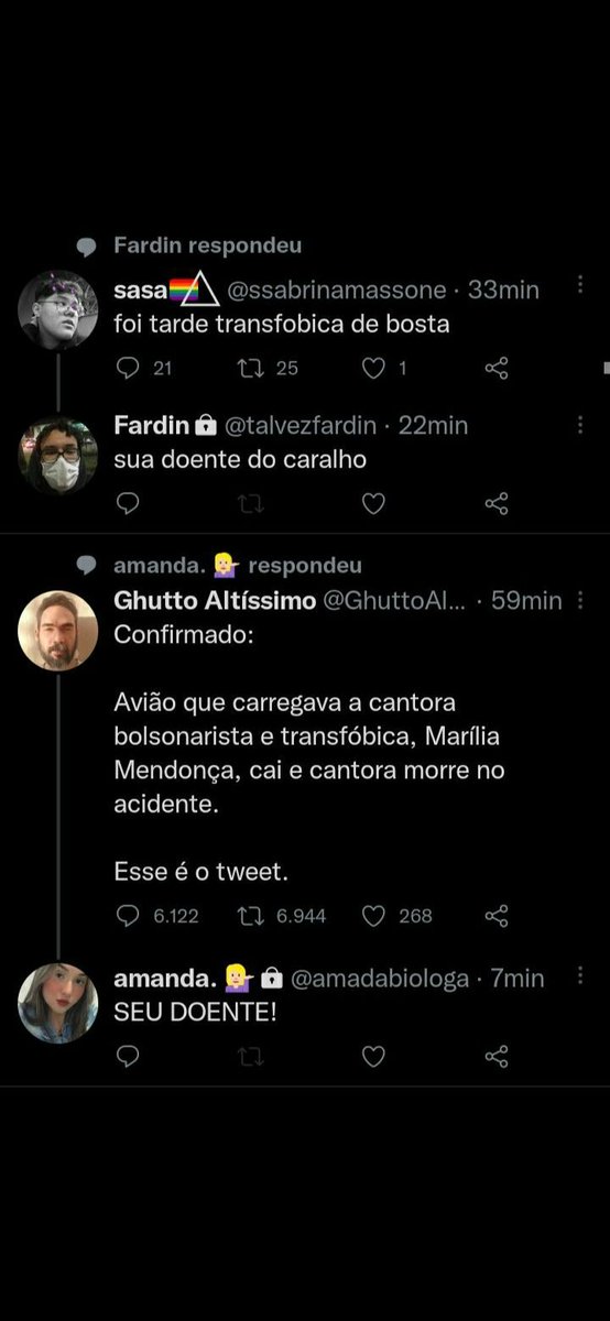 rudibxd's tweet photo. Vou deixar esse print aqui pra expressar o pq eu odeio o Twitter!
Aqui é um lugar de ódio, lugar de pessoas doentes que comemoram uma tragédia por posicionamento político.
A MENINA TINHA 26 ANOS E DEIXOU UM FILHO DE 1 ANO PRA TRAS SEUS MERDAS 😡 https://t.co/AjwIz9XqdW