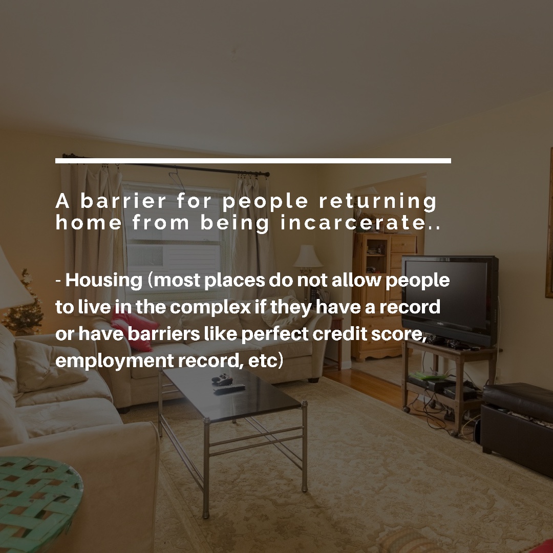 abwmentoring's tweet photo. A common barrier for those who have been formerly incarcerated is housing. Here at ABW we can help provide those who have been formerly incarcerated with the right resources. #formerlyincarcerated #ABWForward https://t.co/UlIYO3jefW
