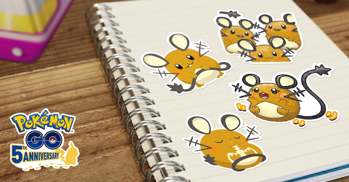 Get excited, Trainers! Dedenne stickers are now available in Pokémon GO! Which of these stickers are you looking forward to? #PokemonGOFestivalOfLights ⚡
