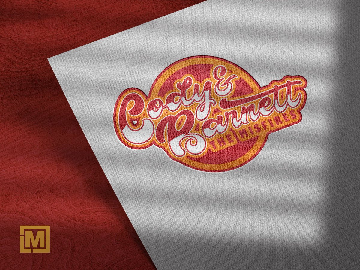 _LathamMedia's tweet photo. Logo Design for my guy @CodyDBarnett 
Made this a while back but will always be a fan of this retro look https://t.co/L6G4XtZlOy