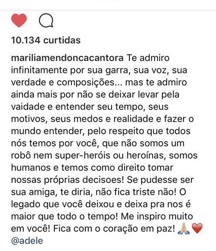 portaladelebr's tweet image. A Marilia era uma grande fã da Adele e se inspirava muito na cantora 😞😔
