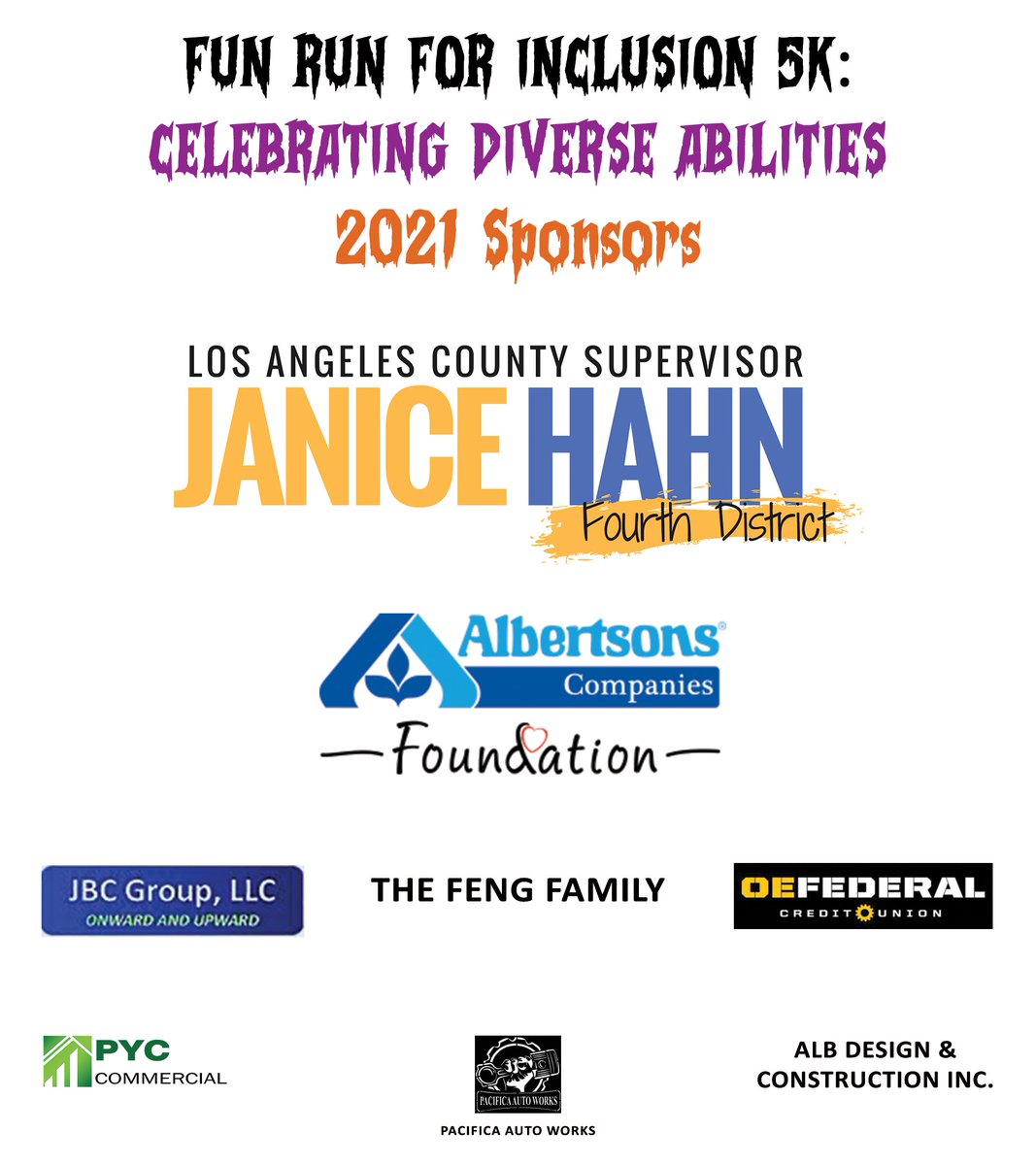 We want to thank our Fun Run for Inclusion 5K 2021 Sponsors for their valuable support of our event! We want to thank our community members for helping us reach our fundraising goal. To see the full list of supporters, please visit: lifesteps.org/run2021
#lsffunrun4inclusion