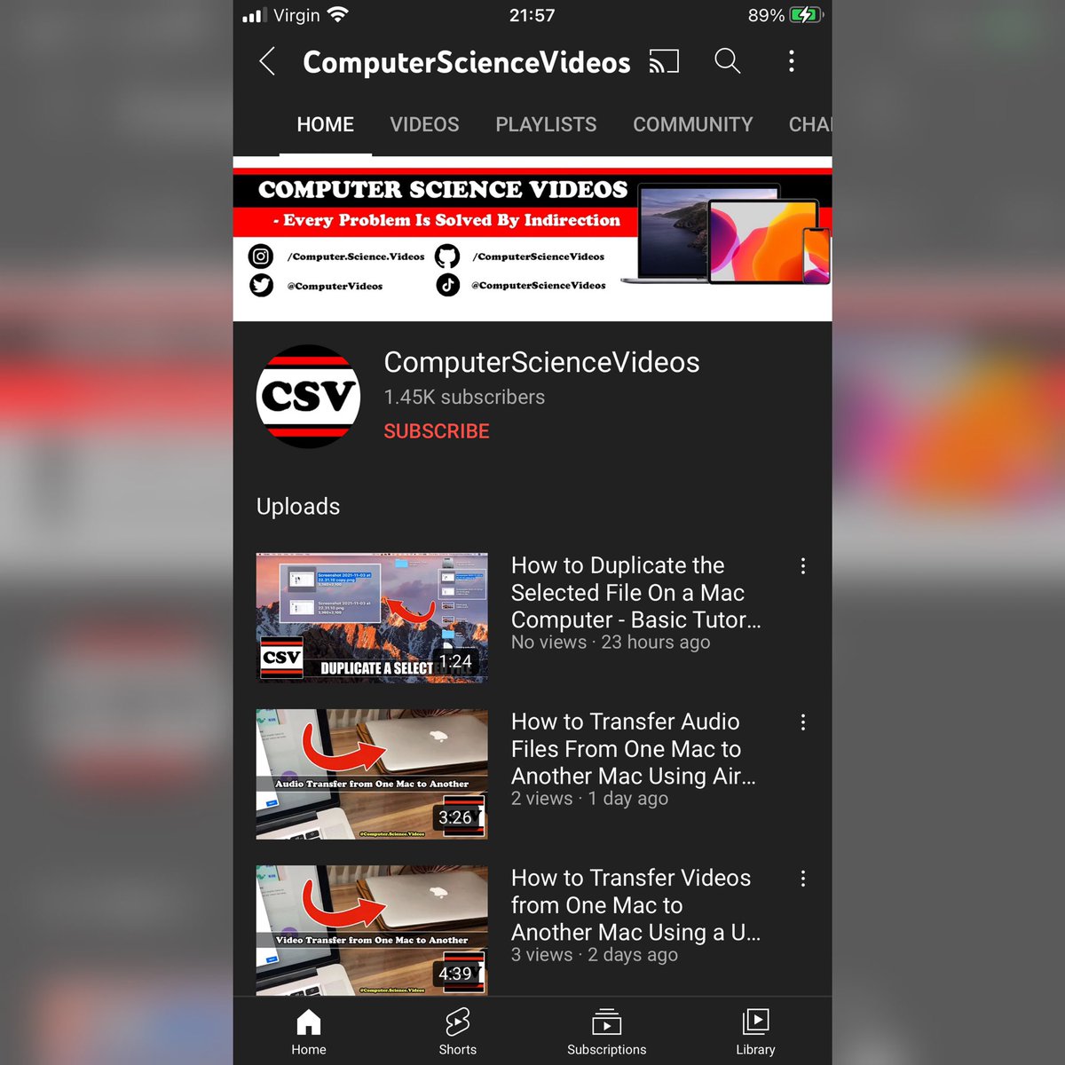 ComputerVideos's tweet photo. #ComputerScienceVideos Hits 1,000,000 YouTube Video Views - 5th November, 2021
————
#ANewMilestone #YouTubeAchievement #1MillionViews #YouTubeChannel2021 #EducationMatters #ComputerScience #SoftwareEngineering #ITTechSupport https://t.co/DqNMmLfg96