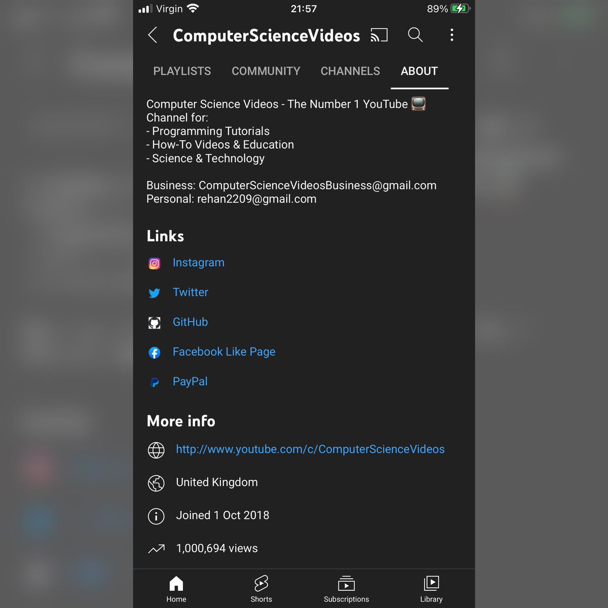 ComputerVideos's tweet photo. #ComputerScienceVideos Hits 1,000,000 YouTube Video Views - 5th November, 2021
————
#ANewMilestone #YouTubeAchievement #1MillionViews #YouTubeChannel2021 #EducationMatters #ComputerScience #SoftwareEngineering #ITTechSupport https://t.co/DqNMmLfg96