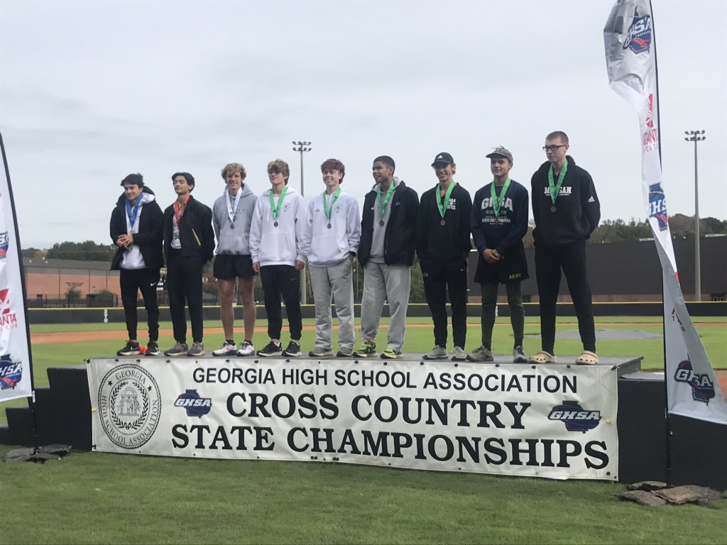 WHSpartanXC's tweet photo. Final Results 2021 GHSA XC CHAMPIONSHIPS  West Hall HS Stephen Clark 3rd Place  AAA 16:51 @Stephen_Clark_3 @WesthallB @WestHallSeniors @WH_Spartans @wag_coach https://t.co/7sDCkSdMcE