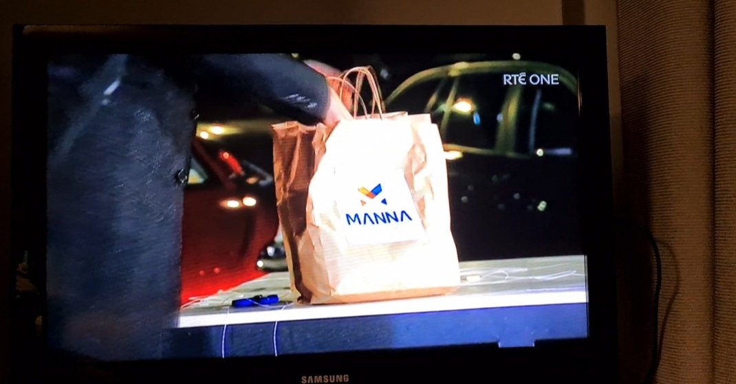 Great to see <a href="/MannaAero/">Manna Air Delivery</a> on The Late Late Show tonight. Fantastic initiative, the way forward for retail delivery 👏 #smallirishbusiness #LateLate  #supportlocalbusiness #mannafromheaven