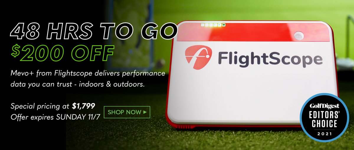 indoorgolfshop's tweet image. Special Pricing Ends SUNDAY - 48 hours to go
Mevo+ is $200 OFF - $1,799 
In stock &amp;amp; FREE SHIPPING!!!
shopindoorgolf.com/products/fligh…
#PerformanceDataYouCanTrust #indoorandoutdoor