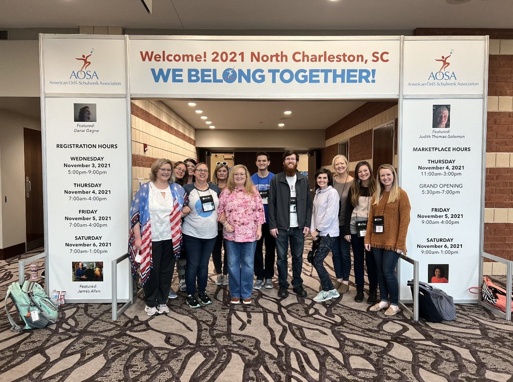AlabamaAosa's tweet photo. Alabama Music Teachers attending the #AOSA Orff Conference. #aosatogether2021 https://t.co/4FH0dk8bLE