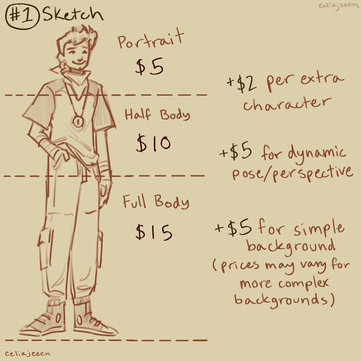 All the other types of commissions I will do!  If you are interested, dm me before slots fill up! 