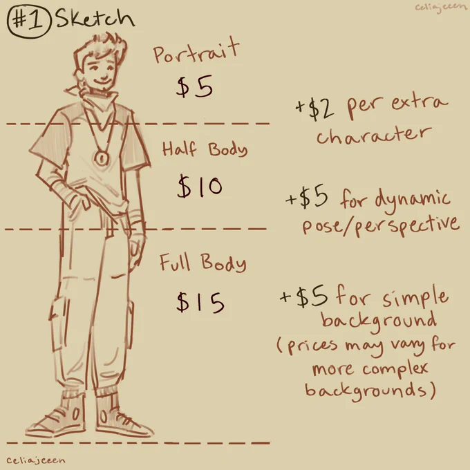 All the other types of commissions I will do!  If you are interested, dm me before slots fill up! 