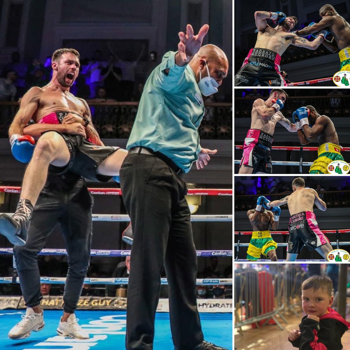 <a href="/padraigmc1988/">Pody McCrory</a> delivered in style <a href="/UlsterHall/">Ulster Hall | Live Entertainment Belfast</a>. We say in style for two reasons; a wonderful knock out but also... just look at that fight kit. 

Pádraig went pink for #OrganDonation tonight and we couldn’t be prouder to have such a gentleman champion our campaign. 

#AndStill