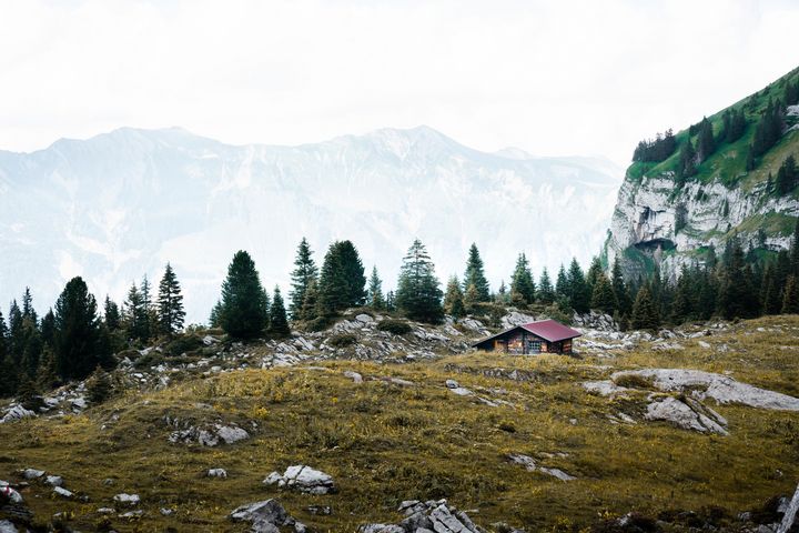 ansgarscheffold's tweet photo. Featured Art of the Day: "A swiss mountain hut". Buy it at: https://t.co/HfkmeZNr5X https://t.co/BQJS2KwvGc