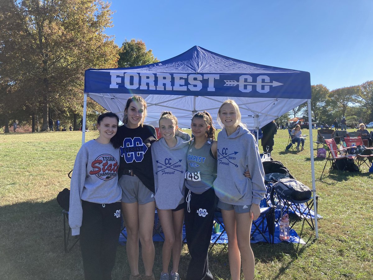 Forrest_Rockets's tweet photo. Congratulations  Forrest Girls CC team!! They competed in their State meet today and finished 18th overall as a team out of 30 total teams. Shout out to Jaeden Stalnecker for finishing in the top 30!! We are very proud of all of you!! 💙🚀👟 https://t.co/vexgMiHdSP