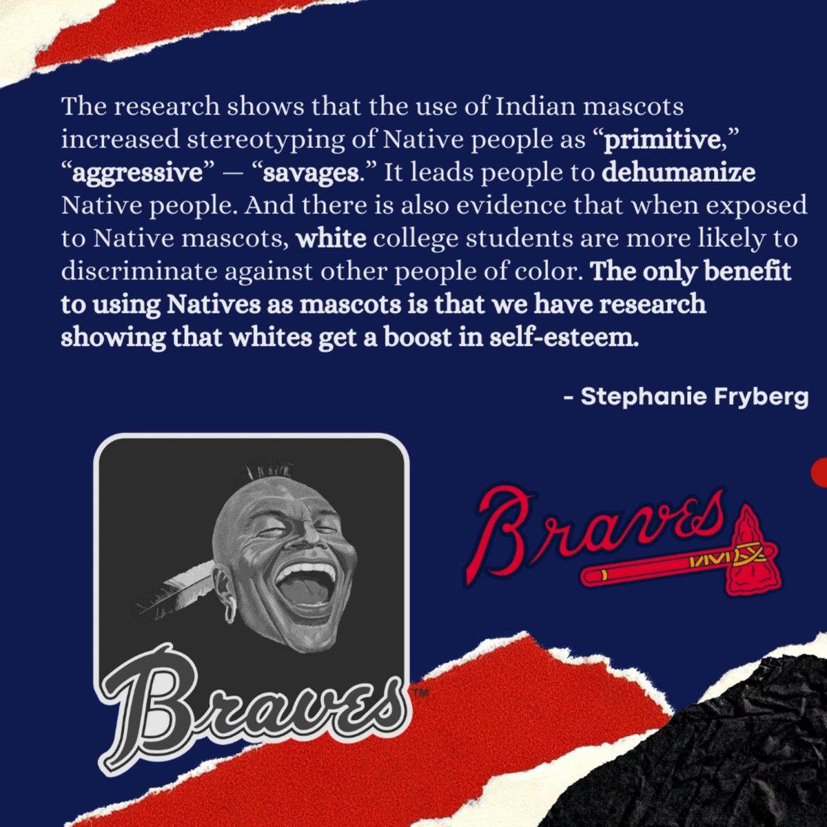 rerunnat's tweet image. As the Atlanta baseball team celebrates their #WorldSeries win I want to reiterate a few things…