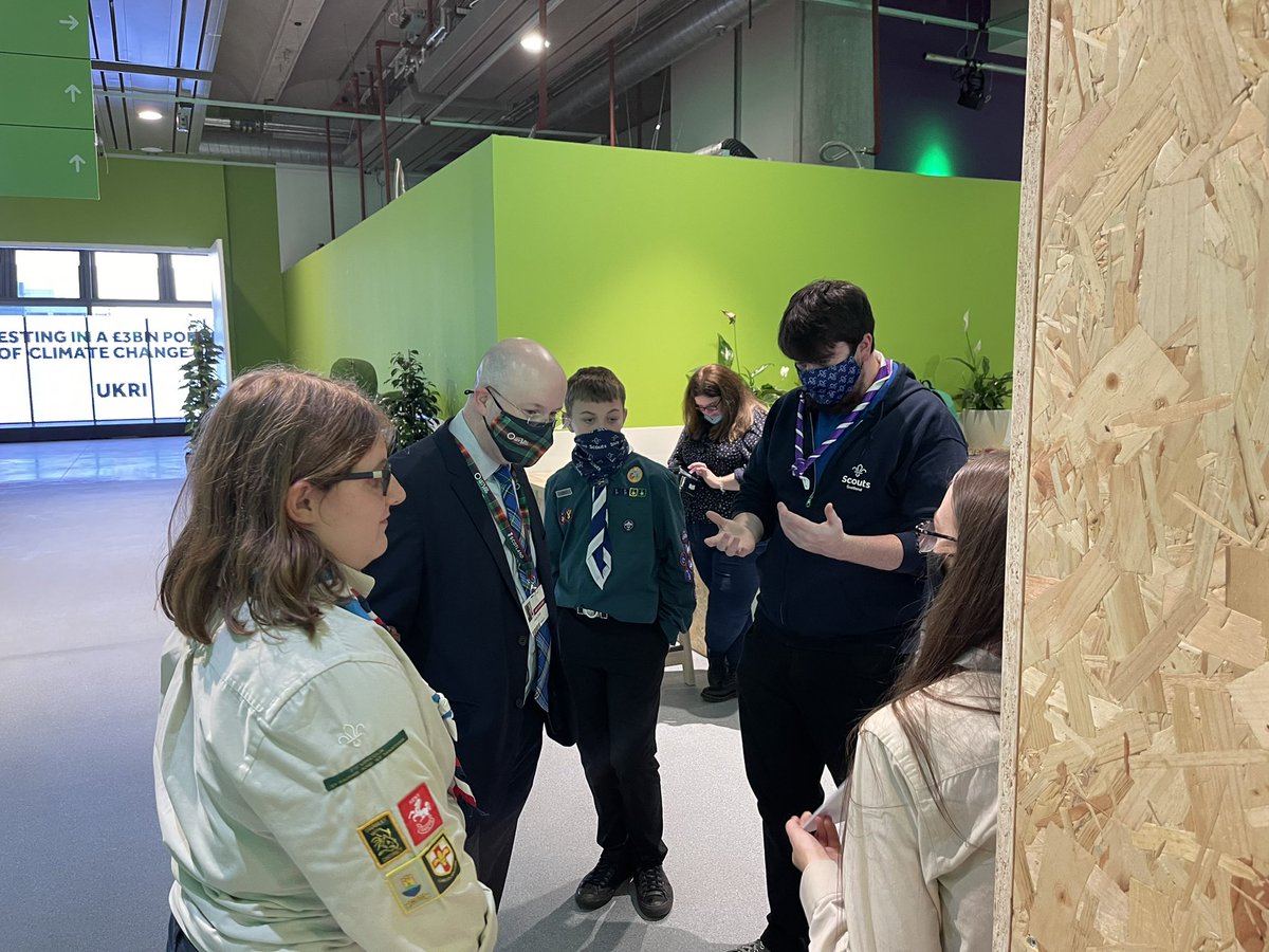robmurray11's tweet photo. Today @GradySNP joined 57million @worldscouting in making a #PromiseToThePlanet. Great to see this commitment from across the political parties. #COP26 #TogetherForOurPlanet https://t.co/JzSuC384Bm