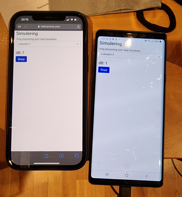 olavjh's tweet photo. #Crossplatform frontend for dB måling støtter nå lyd på iOS, Android, Chrome, Safari.. 👌 #knowit #miljøhack21 https://t.co/pgpzhUs4ST
