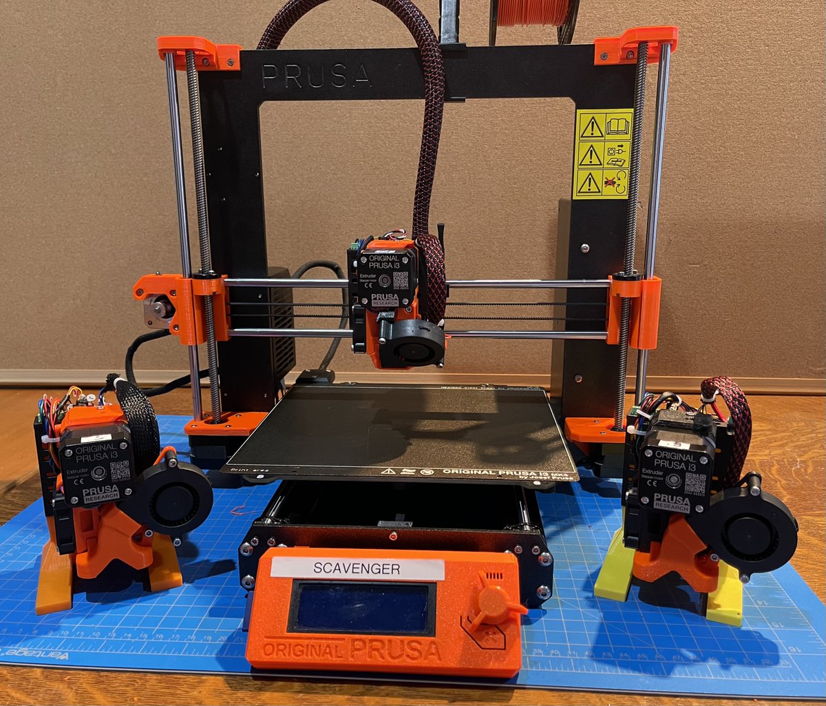 mediaman3d's tweet image. The first production Prusa MUTANT with @WhamBamSystems MUTANT v2 is now with @repkord and being added to their print farm. For more information on how to get universal tool swapping on your Prusa check out this Thingiverse project: thingiverse.com/thing:4948925