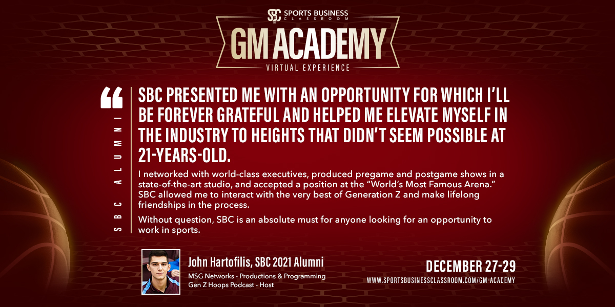 Sports Business Classroom tweet media