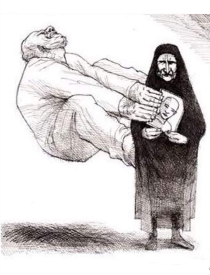 negah61's tweet photo. خط و نشون برای کل دنیا می کشید ولی از یک قاب عکس وحشت دارید.. https://t.co/VvI0Xp1yUM