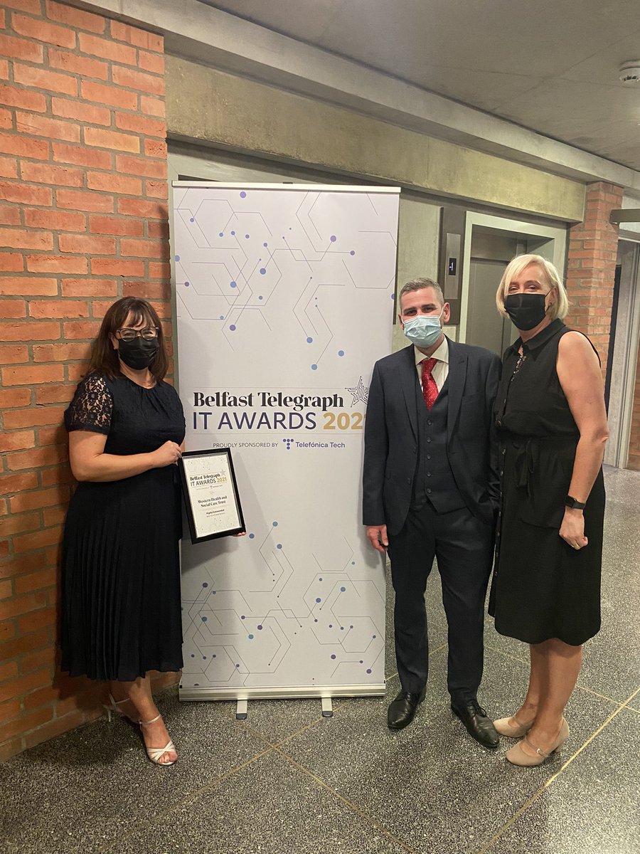 Delighted we came highly commended in the <a href="/BelTel/">Belfast Telegraph</a> IT Awards 2021!!! <a href="/louiseodalaigh/">Louise O'Dalaigh</a> @lae_louise <a href="/ruairiodoherty/">Ruairí</a> <a href="/RotaPal/">RotaPal - scheduling success</a> <a href="/WesternHSCTrust/">Western Trust</a>
