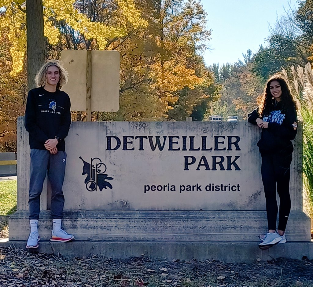 OrvisXC's tweet photo. These two are ready to run 🔥🔥🔥tomorrow! #IHSASTATE21 #GOBLUEDEVILS https://t.co/p5qJhOoGCz