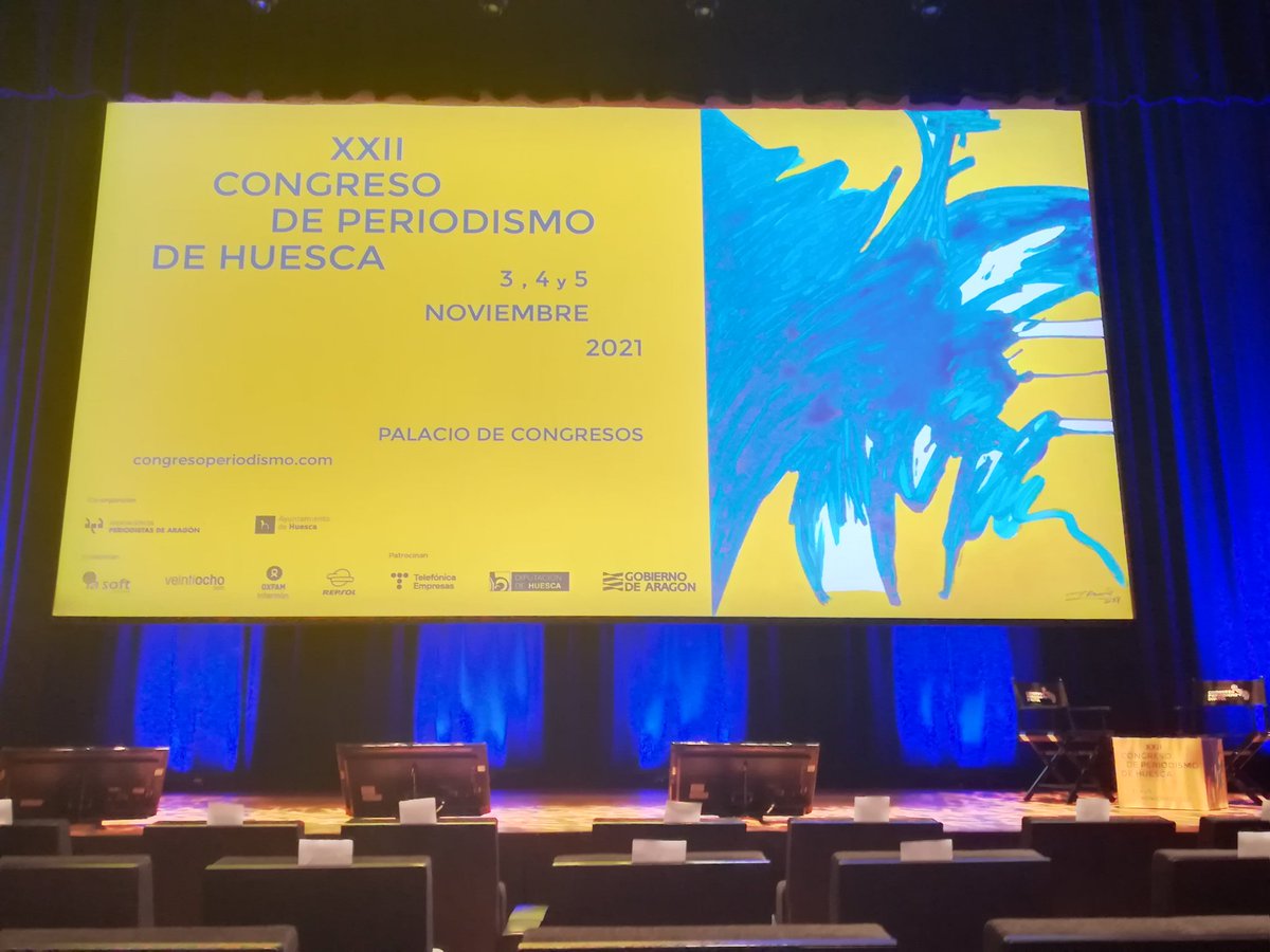 lusagon_'s tweet photo. Bonita experiencia la vivida en la XXII edición del Congreso de Periodismo de Huesca (@congresodigital).

Un ambiente para aprender y un espacio lleno de profesionales con los que poder intercambiar opiniones. https://t.co/yh9GFW4UT4