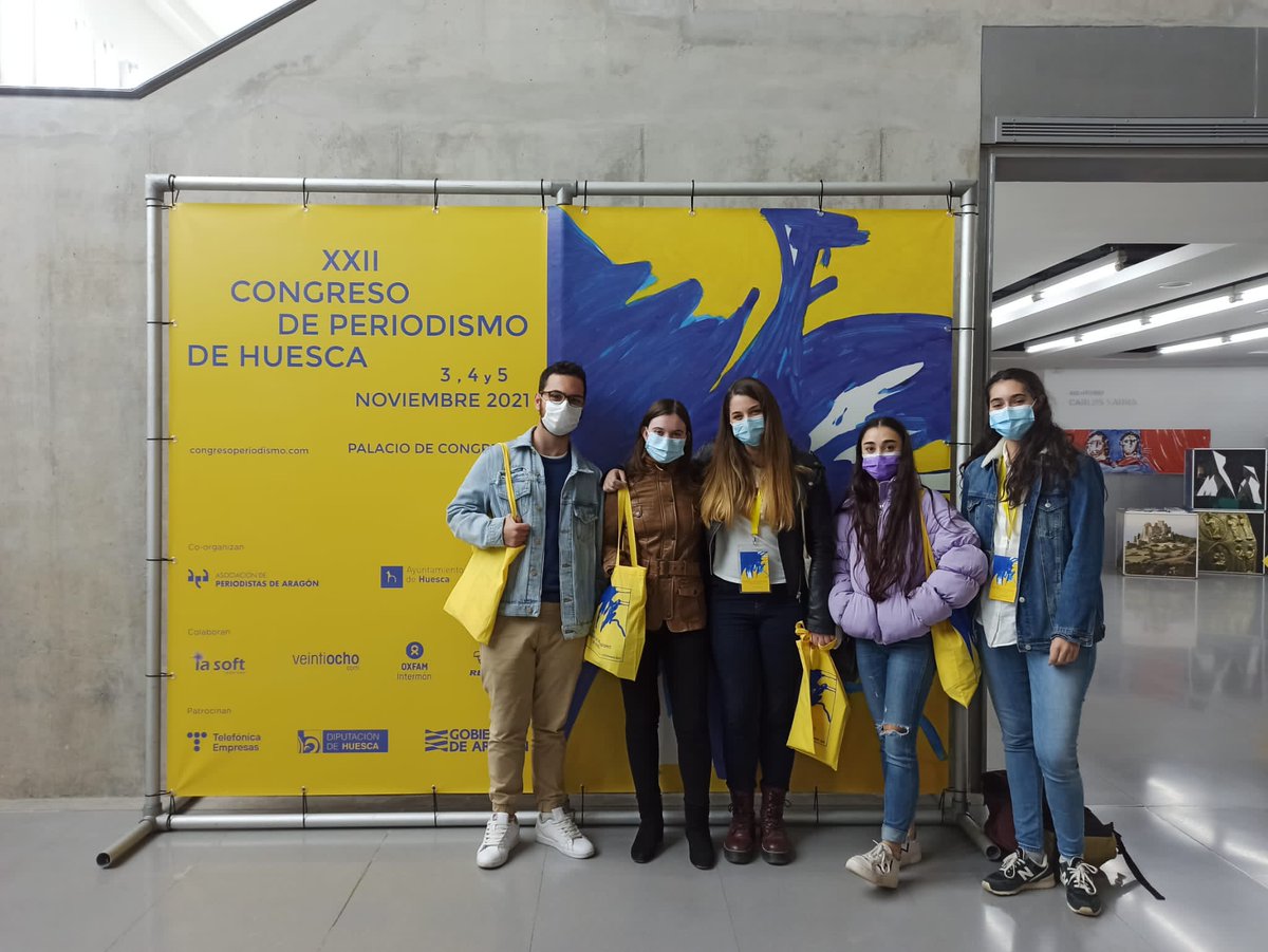 lusagon_'s tweet photo. Bonita experiencia la vivida en la XXII edición del Congreso de Periodismo de Huesca (@congresodigital).

Un ambiente para aprender y un espacio lleno de profesionales con los que poder intercambiar opiniones. https://t.co/yh9GFW4UT4