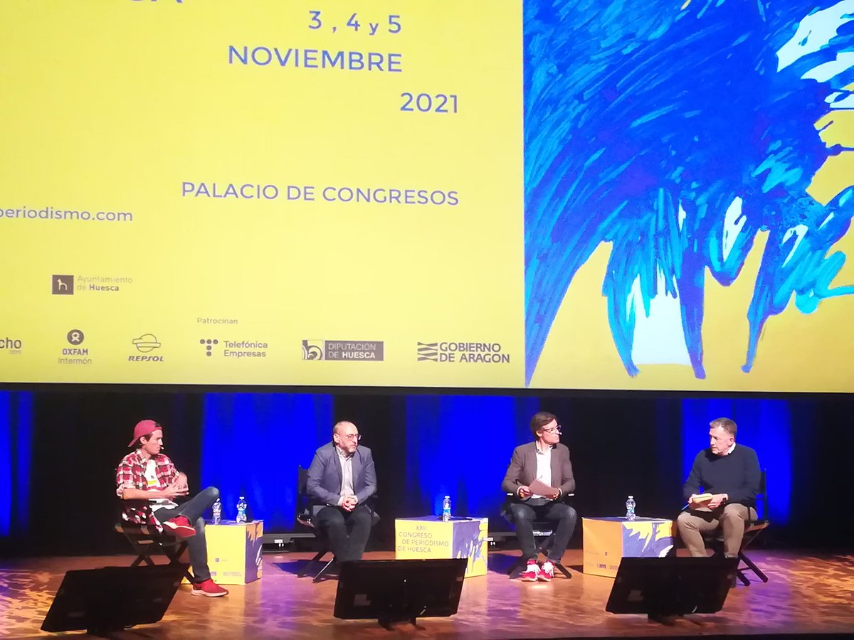 lusagon_'s tweet photo. Bonita experiencia la vivida en la XXII edición del Congreso de Periodismo de Huesca (@congresodigital).

Un ambiente para aprender y un espacio lleno de profesionales con los que poder intercambiar opiniones. https://t.co/yh9GFW4UT4