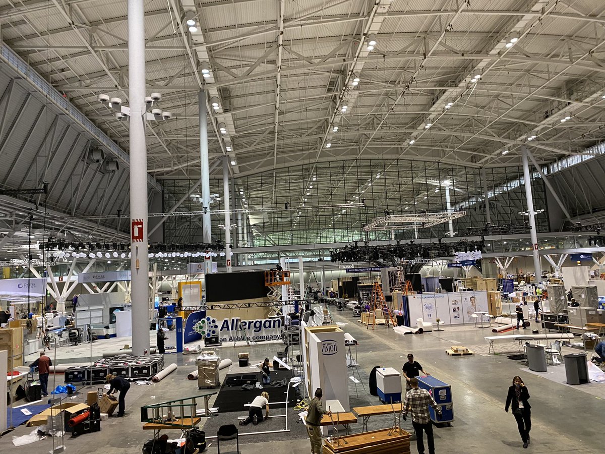 Gretchyn's tweet photo. And the exhibit hall slowly dismantles. #optometry #Academy21 #AAOptometry @aaopt @RHMMINC https://t.co/oj5z7trbBb