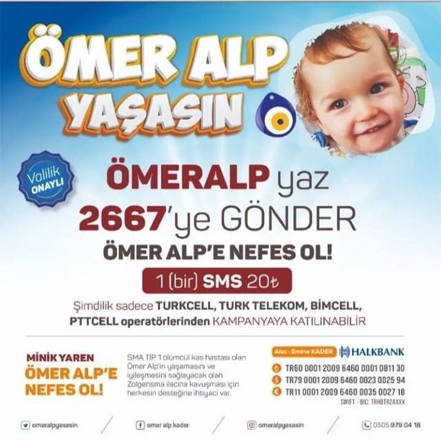 Prof.Dr.Serkan Kader (@srknkader) on Twitter photo Sevgili <a href="/Ozan/">Ozan Tufan</a> SMA Tip 1 hastası Ömer Alp’e desteklerinizi bekliyoruz. Lütfen bu zorlu mücadelesinde Ömer Alp’i yalnız bırakmayın!!! <a href="/omeralpyasasin/">ÖMER ALP KAZANDI</a> Sevgili <a href="/Ozan/">Ozan Tufan</a> SMA Tip 1 hastası Ömer Alp’e desteklerinizi bekliyoruz. Lütfen bu zorlu mücadelesinde Ömer Alp’i yalnız bırakmayın!!! <a href="/omeralpyasasin/">ÖMER ALP KAZANDI</a>