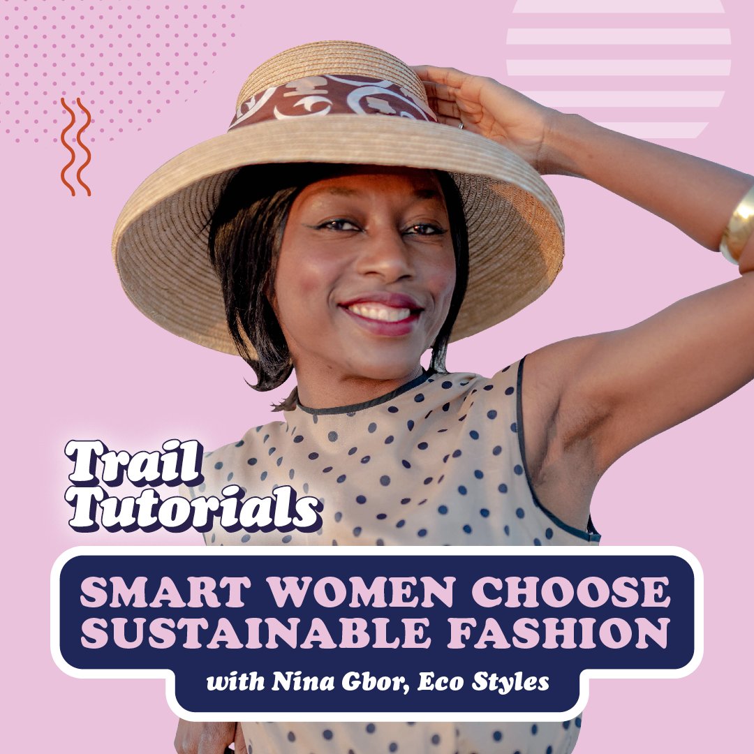 I'll be talking about my lived experience with secondhand clothes in the global South and curating a stylish sustainable wardrobe at today's Garage Sale Trail Tutorial panel. 4:30 pm. Free tix: https:///smart-women-choose-sustainable-fashion