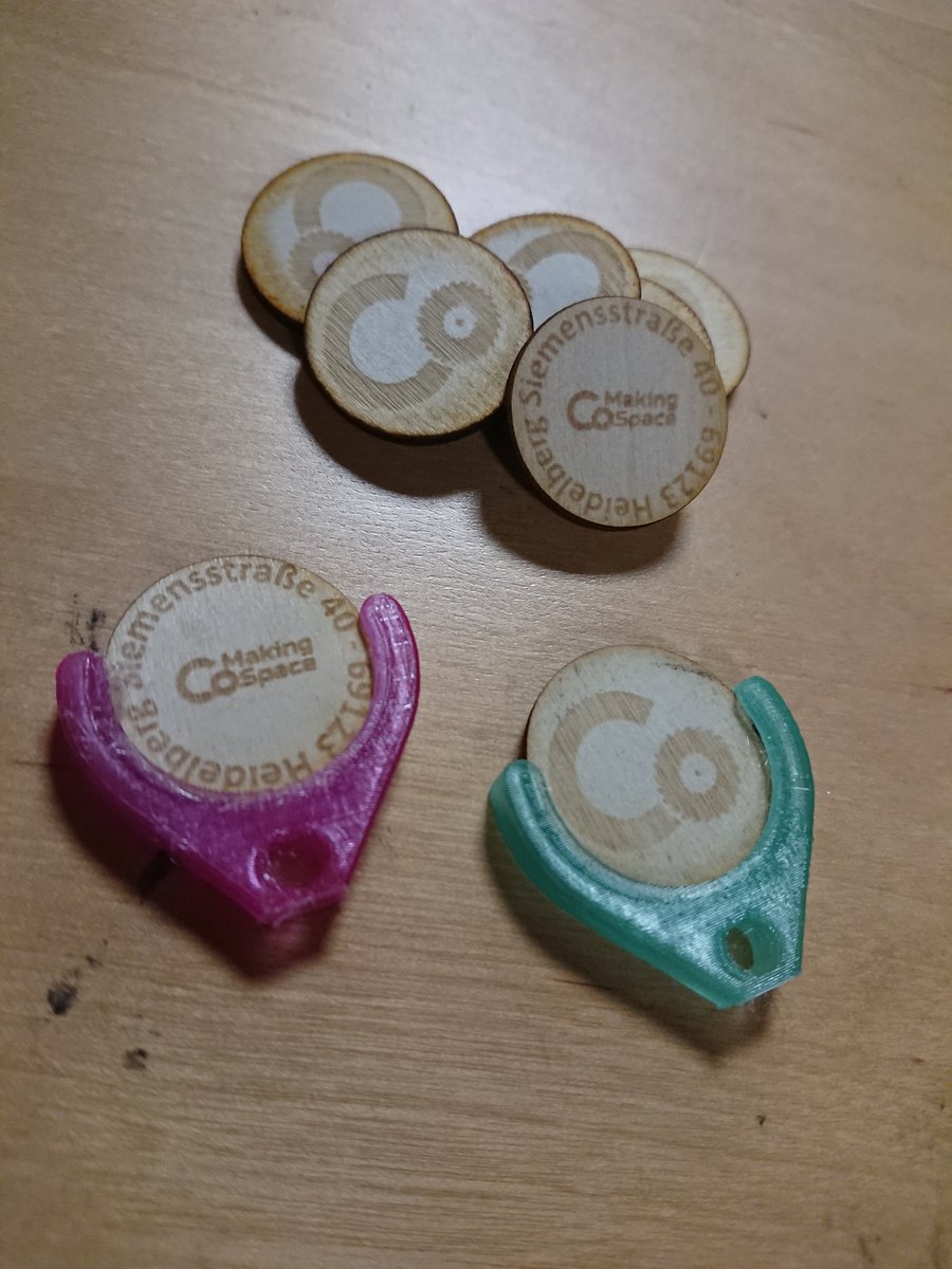 #LaserCutter and #3dprinter have been busy today 😁
#merch