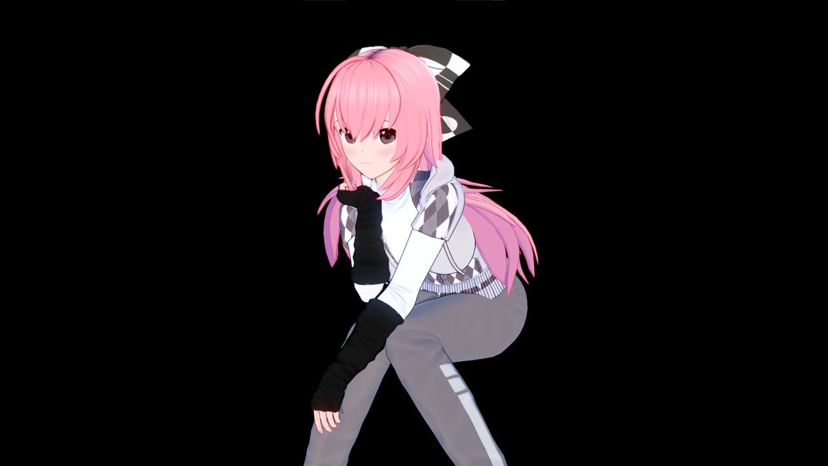 Leiko seemes to have spotted the reader staring at them.

"You want something?"