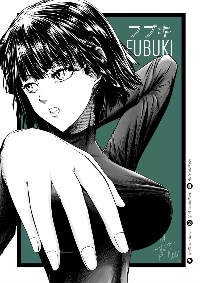 emcreativeworks's tweet photo. One-Punch Man Portrait Series: #4 #Fubuki

#drawing #digitalart #tornado #saitama #onepunchman #opm #anime #manga #genos #サイタマ #ワンパンマン #ジェノス #jenosu #garou #suiryu #artist #art #procreate #fanart #digitalillustration https://t.co/URknLWKpKX