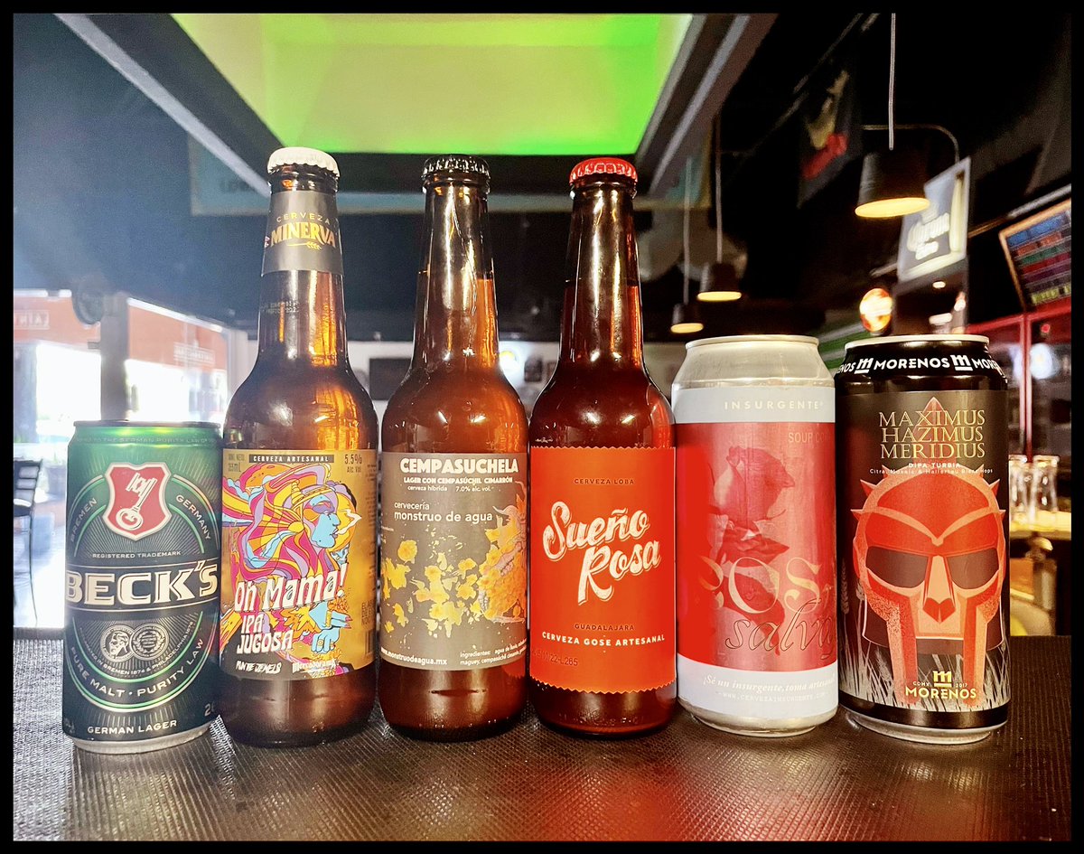 Te invitamos a degustar lo nuevo de la semana en <a href="/LaInterQro/">La Internacional</a> 
• Becks LATA 269ml 
• Insurgente Rosa Salvaje Sour Frambuesa LATA
• LOBA Sueño Rosa Gose
• Minerva Oh Mama! IPA
• Mounstro de Agua CEMPASÚCHIL
• MORENOS Maximus DIPA LATA

TE ESPERAMOS!! 😎🍻🤜🤛