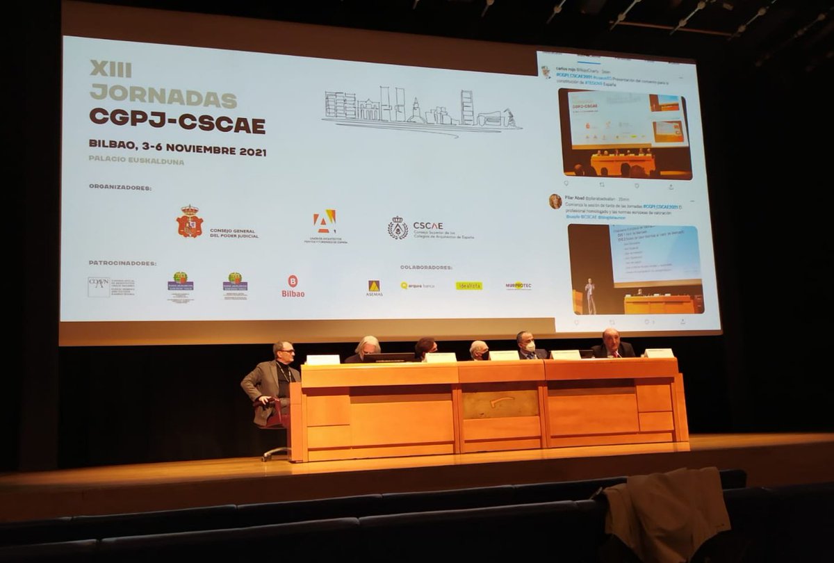 pedrocantosalto's tweet photo. Presentación de @TEGoVA1 #ESPAÑA en las XIII Jornadas CGPJ-CSCAE en la que he participado en representación de @AEVIU junto con los presidentes de @CSCAE, @CGATEsp, agradecer a la @uapfe por la invitación.
Felicitar a @acabrera_aeviu por la charla de las #EVS2020
#formacion https://t.co/0lK96IBK5Q