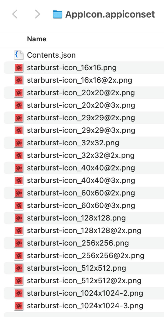 Pretty funny what a modern iOS/macOS icon set looks like. That's a lot of variants!